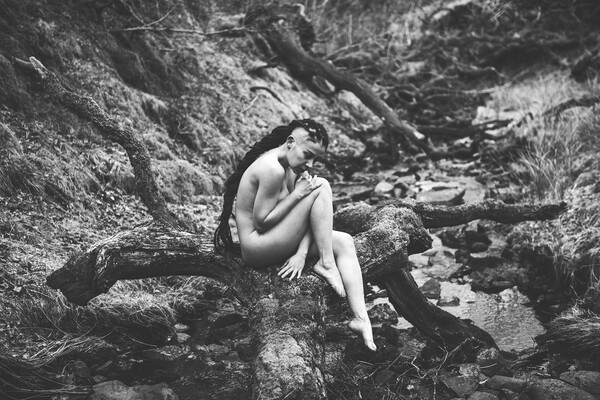 Hiraeth 029 Valentina L'Abbate - Landscape Art Nude  Picture Board by Henry Clayton