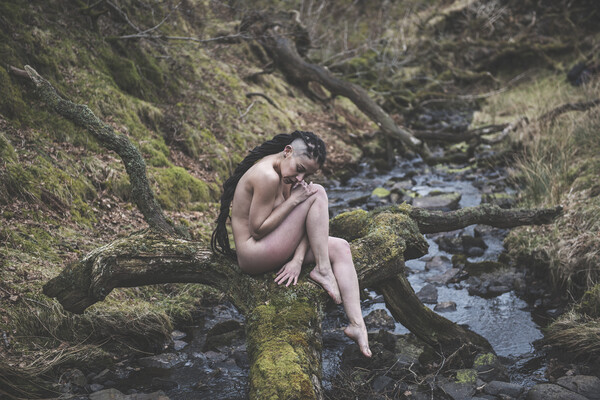 Hiraeth 028 Valentina L'Abbate - Landscape Art Nude  Picture Board by Henry Clayton