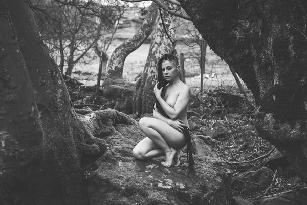 Hiraeth 041 Valentina L'Abbate - Landscape Art Nude  Picture Board by Henry Clayton