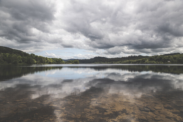 Loch Drunkie Scotland Picture Board by Henry Clayton