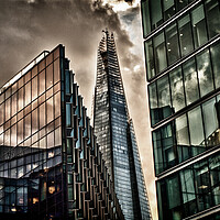 Buy canvas prints of The Shard London - Cityscape Photography by Henry Clayton