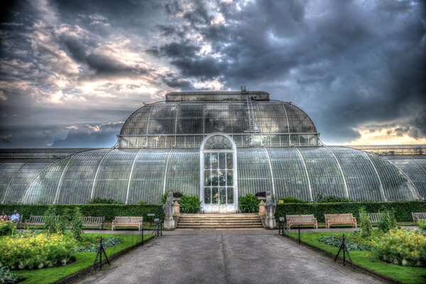 Key Gardens Palm House - Architecture Picture Board by Henry Clayton