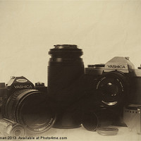 Buy canvas prints of 35mm Cameras by Paul Holman Photography