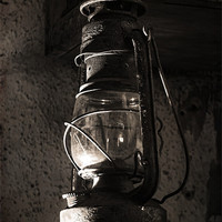Buy canvas prints of The old Oil lamp by Paul Holman Photography
