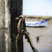 Buy canvas prints of  Mooring Post by Paul Holman Photography