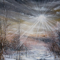 Buy canvas prints of Winter On The Shoot by Paul Holman Photography