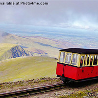 Buy canvas prints of Snowdon Mountain Railway by Paula J James
