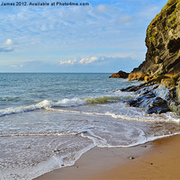 Buy canvas prints of Penbryn Beach, Cardigan Bay by Paula J James
