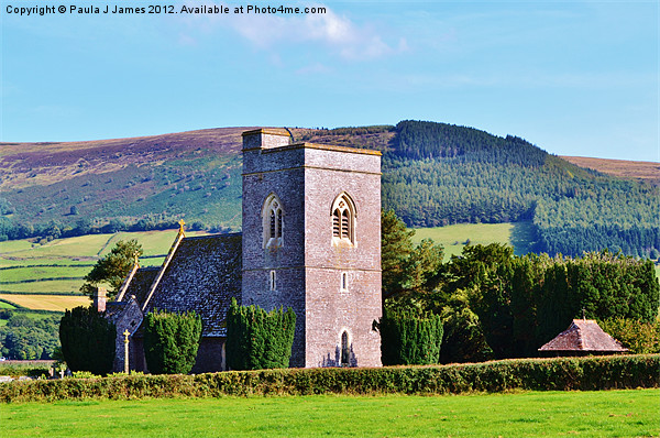 St Gastyn''s Church, Llangasty Tal-y-Llyn Picture Board by Paula J James