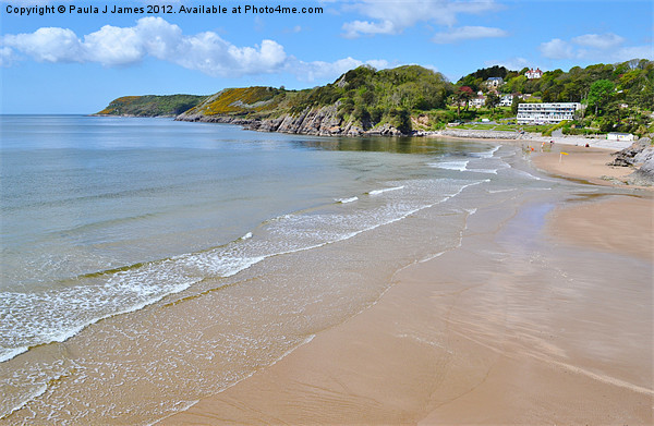 Caswell Bay Picture Board by Paula J James