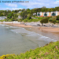 Buy canvas prints of Caswell Bay by Paula J James