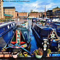 Buy canvas prints of Houseboats by Paula J James
