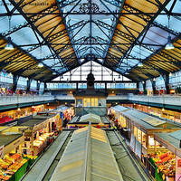 Buy canvas prints of Cardiff Market by Paula J James