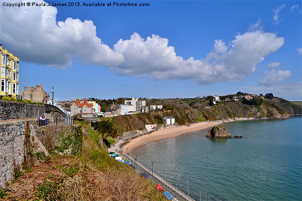 North Beach, Tenby Picture Board by Paula J James