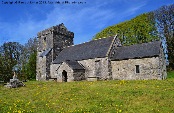 St Brynachs Church, Llanfrynach Picture Board by Paula J James