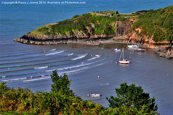 Fishguard Fort Picture Board by Paula J James