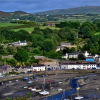 Buy canvas prints of Lower Town, Fishguard by Paula J James