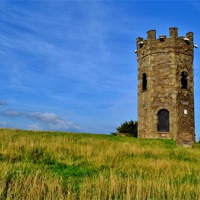 Buy canvas prints of The Folly Tower, Pontypool by Paula J James