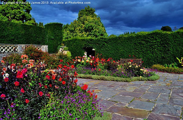 Edwardian Garden Picture Board by Paula J James