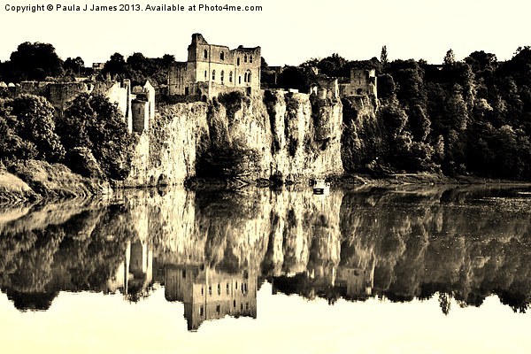 Chepstow Castle Picture Board by Paula J James