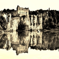 Buy canvas prints of Chepstow Castle by Paula J James