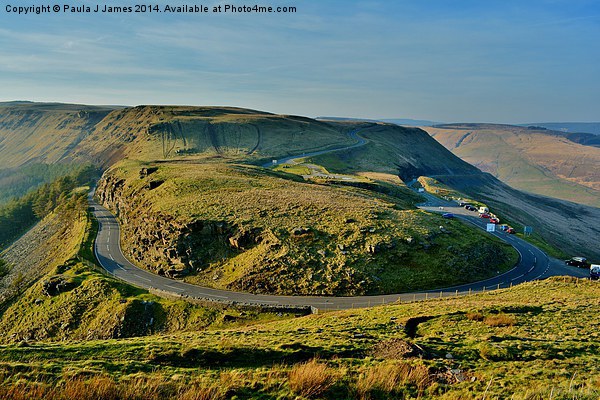 Bwlch Mountain Road Picture Board by Paula J James
