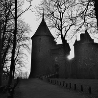Buy canvas prints of Castell Coch by Paula J James