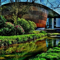 Buy canvas prints of Welsh College of Music and Drama by Paula J James