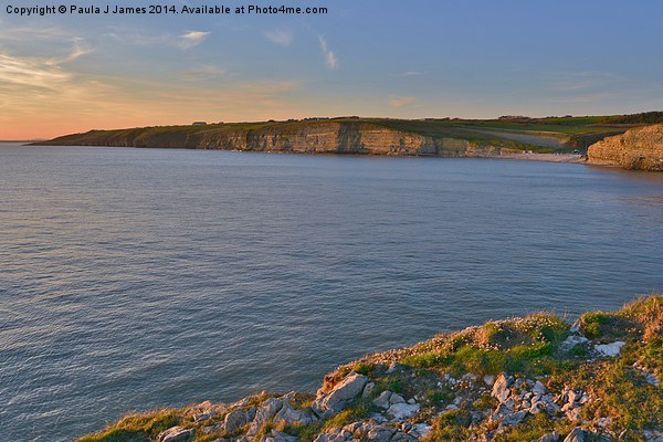 Dunraven Bay Picture Board by Paula J James