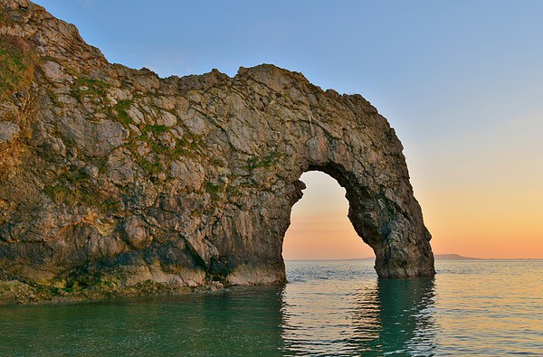 Durdle Door at Sunset Picture Board by Paula J James