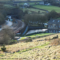 Buy canvas prints of Railway and Standedge Tunnel Visiter Centre by JEAN FITZHUGH
