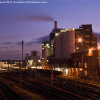 Buy canvas prints of Lever Brothers Factory Warrington by Peter Carroll
