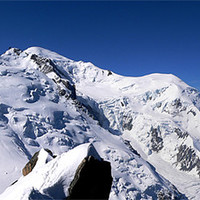 Buy canvas prints of Mont Blanc Panorama by Bob Clewley
