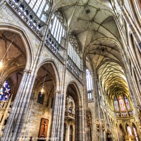 Buy canvas prints of St Vitus Cathedral Prague by David Pyatt