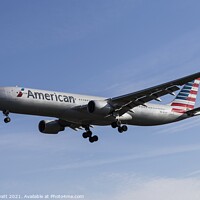 Buy canvas prints of American Airlines Airbus A330-323                              by David Pyatt
