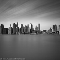 Buy canvas prints of Manhattan New York Skyline by David Pyatt