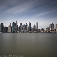 Buy canvas prints of Skyline Manhattan New York  by David Pyatt