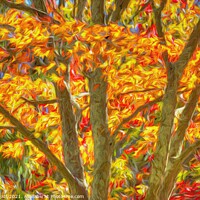 Buy canvas prints of Art Of  Sleepy Hollow Autumn  by David Pyatt