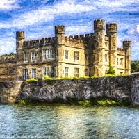 Buy canvas prints of Leeds Castle Art by David Pyatt
