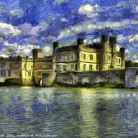 Buy canvas prints of Castle Van Gogh by David Pyatt