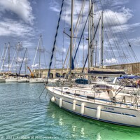 Buy canvas prints of  Portomaso Mediterranean Marina by David Pyatt