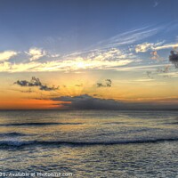 Buy canvas prints of Barbados Sea Panorama by David Pyatt