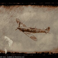Buy canvas prints of Spitfire Nostalgia  by David Pyatt