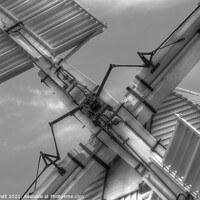 Buy canvas prints of Upminster Windmill Sails by David Pyatt