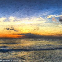 Buy canvas prints of Caribbean Coast Vista  by David Pyatt