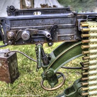 Buy canvas prints of Vickers Machine Gun  by David Pyatt
