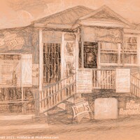 Buy canvas prints of Barbados Bar da Vinci by David Pyatt