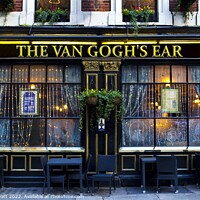 Buy canvas prints of Van Gogh Ear Pub by David Pyatt