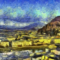 Buy canvas prints of Salzburg Van Gogh by David Pyatt