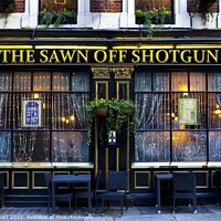 Buy canvas prints of Sawn Off Shotgun Pub by David Pyatt